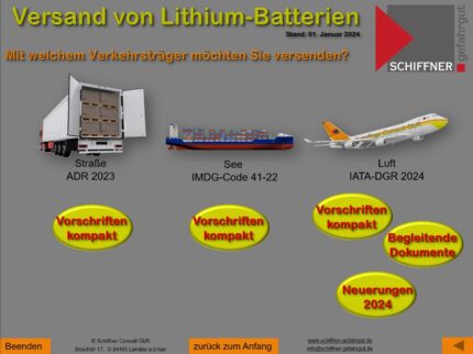 Leitfaden zum Versand von Lithium-Batterien