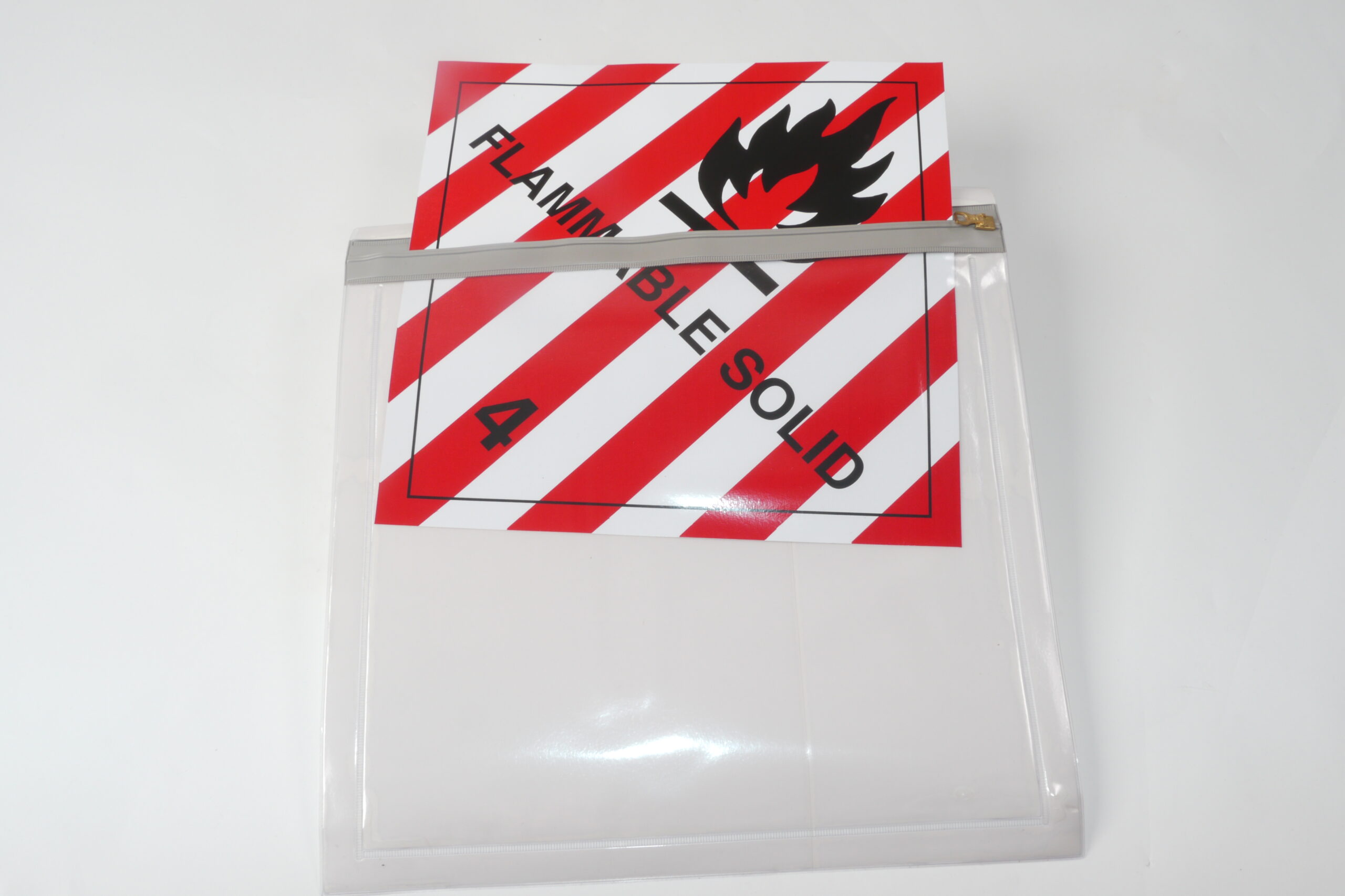 71473 Flexibler Gefahrzettel-Halter 250x250mm – Bild 1