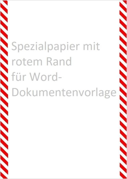 Gefahrgut See - Spezialpapier für Word-Dokumentenvorlage zur Erstellung der IMO Erklärung