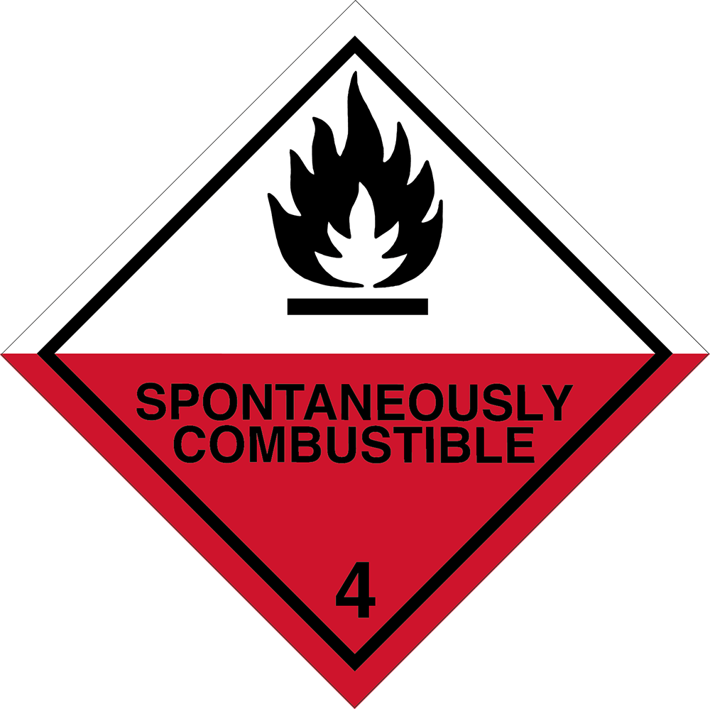 70905 Gefahrzeichen für Klasse 4.2 – Bild 1