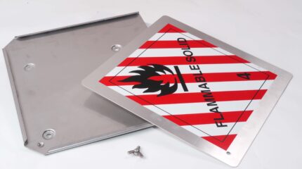 Steckgrundplatte für Placard-Schilder 250x250mm