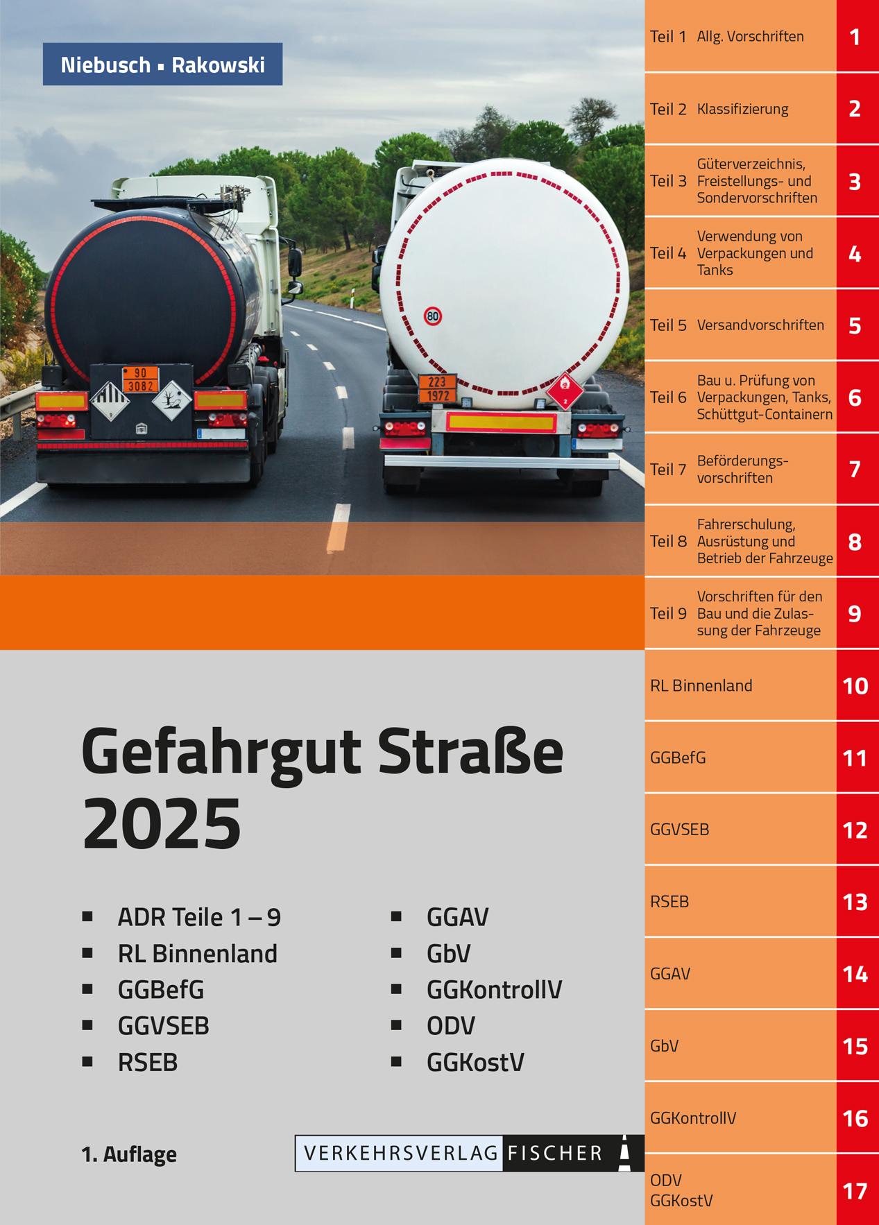 71434 Gefahrgut Straße - ADR - Verkehrsverlag Fischer – Bild 1