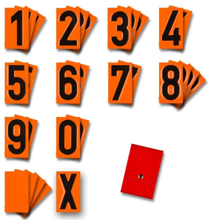 70821 Ziffernsatz sortiert – Bild 1