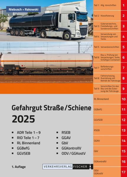 Gefahrgut Straße/Schiene - ADR/RID - Verkehrsverlag Fischer