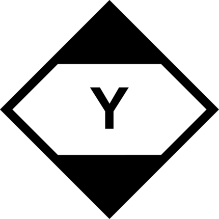 Kennzeichen für Begrenzte Mengen gemäß IATA, mit "Y"