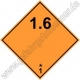 Großzettel / Placard für Klasse 1.6, 300x300 mm