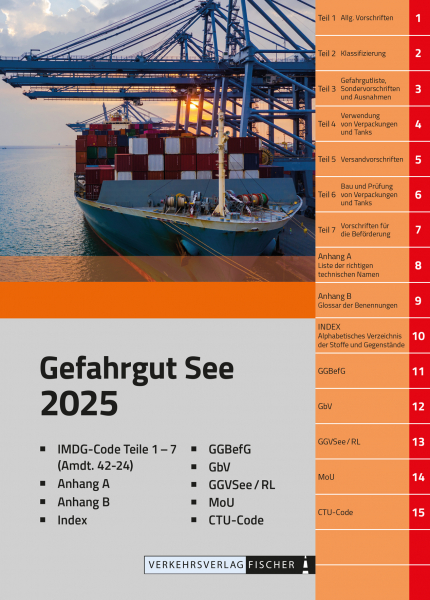 Gefahrgut See - IMDG-Code - Verkehrsverlag Fischer
