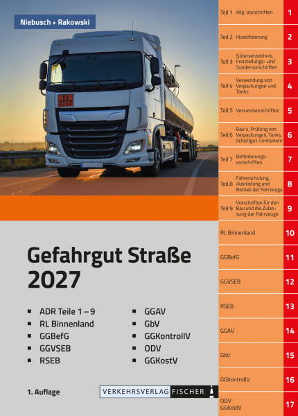 71434 Gefahrgut Straße - ADR - Verkehrsverlag Fischer – Bild 1